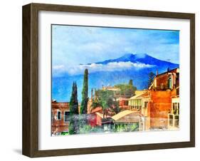 Pueblo-Acosta-Framed Art Print