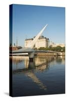 Puente De La Mujer (Bridge of the Woman), Puerto Madero, Buenos Aires, Argentina, South America-Ben Pipe-Stretched Canvas