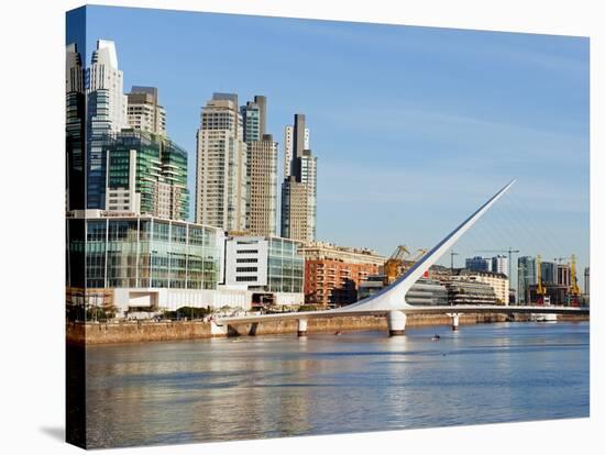 Puente De La Mujer, Buenos Aires, Argentina, South America-Christian Kober-Stretched Canvas