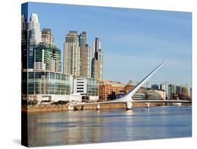 Puente De La Mujer, Buenos Aires, Argentina, South America-Christian Kober-Stretched Canvas
