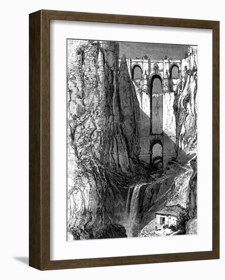 Puente Nuevo, Ronda, Spain, 19th Century-Harry Fenn-Framed Giclee Print