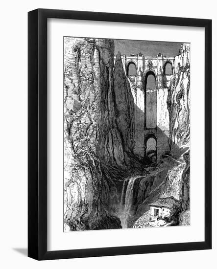 Puente Nuevo, Ronda, Spain, 19th Century-Harry Fenn-Framed Giclee Print