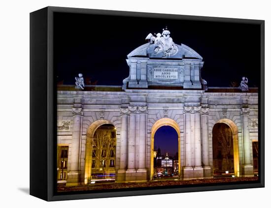 Puerta De Alcala on the Plaza De Independencia in Madrid, Spain-Carlos Sanchez Pereyra-Framed Stretched Canvas