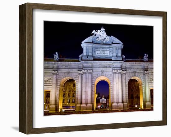 Puerta De Alcala on the Plaza De Independencia in Madrid, Spain-Carlos Sanchez Pereyra-Framed Photographic Print
