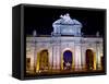 Puerta De Alcala on the Plaza De Independencia in Madrid, Spain-Carlos Sanchez Pereyra-Framed Stretched Canvas