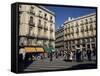 Puerta Del Sol, Madrid, Spain-Christopher Rennie-Framed Stretched Canvas