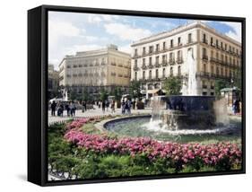 Puerta Del Sol, Madrid, Spain-Sheila Terry-Framed Stretched Canvas