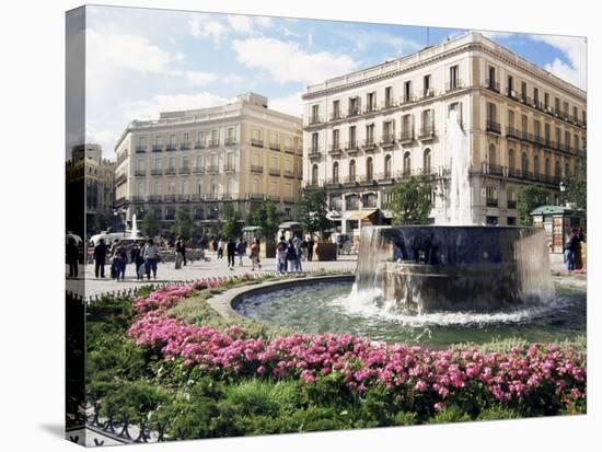 Puerta Del Sol, Madrid, Spain-Sheila Terry-Stretched Canvas