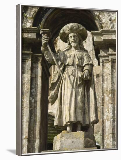 Puerta Santa Doorway, Santiago Cathedral, Unesco World Heritage Site, Galicia, Spain-Robert Harding-Framed Photographic Print