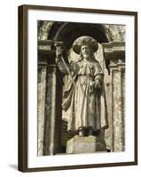 Puerta Santa Doorway, Santiago Cathedral, Unesco World Heritage Site, Galicia, Spain-Robert Harding-Framed Photographic Print