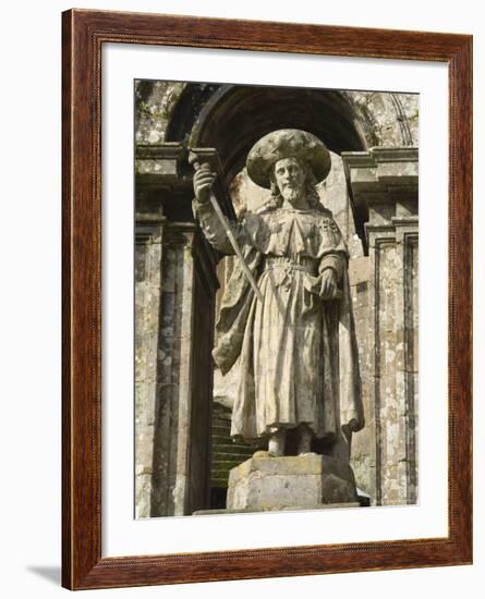 Puerta Santa Doorway, Santiago Cathedral, Unesco World Heritage Site, Galicia, Spain-Robert Harding-Framed Photographic Print