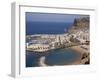 Puerto and Playa Mogan, Grand Canary, Canary Islands, Spain, Atlantic, Europe-Rolf Richardson-Framed Photographic Print