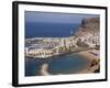 Puerto and Playa Mogan, Grand Canary, Canary Islands, Spain, Atlantic, Europe-Rolf Richardson-Framed Photographic Print