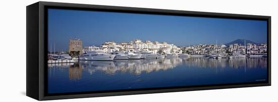 Puerto Banus, Marbella, Costa Del Sol, Spain-Walter Bibikow-Framed Stretched Canvas