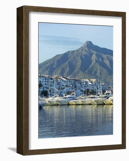 Puerto Banus Marina, Marbella, Malaga Province, Andalucia, Spain-Alan Copson-Framed Photographic Print