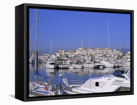 Puerto Banus, Near Marbella, Costa Del Sol, Andalucia (Andalusia), Spain, Europe-Fraser Hall-Framed Stretched Canvas