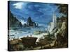 Puerto Con Castillo, Ca. 1601-Paul Bril-Stretched Canvas