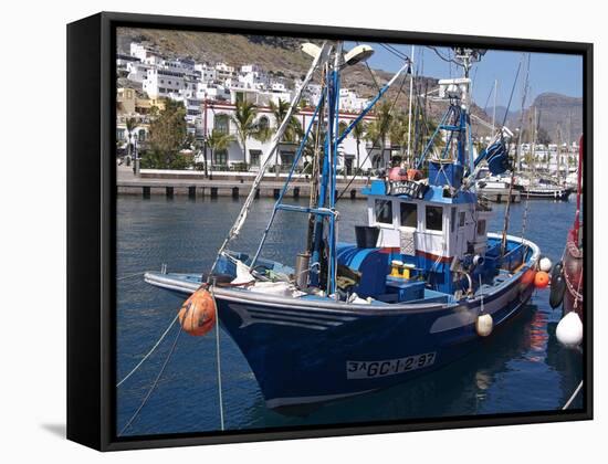 Puerto De Mogan, Gran Canaria, Canary Islands, Spain, Atlantic, Europe-Hans Peter Merten-Framed Stretched Canvas