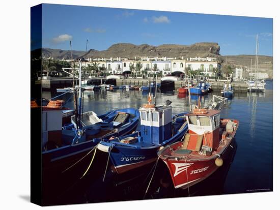 Puerto De Mogan, Gran Canaria, Canary Islands, Spain, Atlantic-Hans Peter Merten-Stretched Canvas