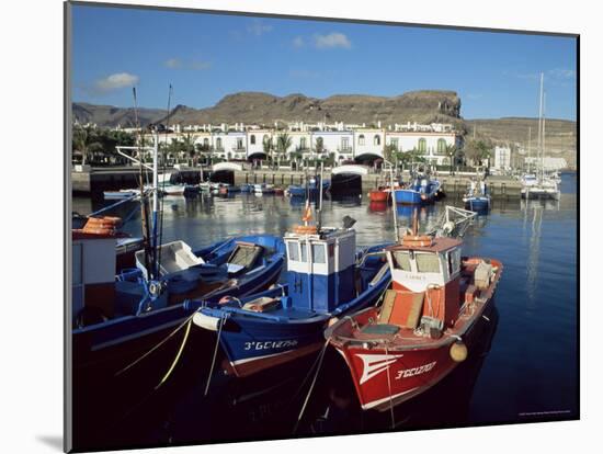 Puerto De Mogan, Gran Canaria, Canary Islands, Spain, Atlantic-Hans Peter Merten-Mounted Photographic Print