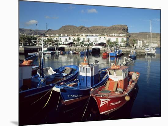 Puerto De Mogan, Gran Canaria, Canary Islands, Spain, Atlantic-Hans Peter Merten-Mounted Photographic Print