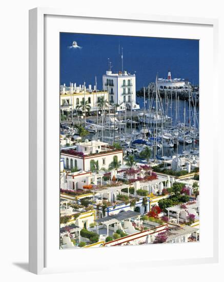Puerto de Mogan, Gran Canaria, Canary Islands, Spain-Peter Adams-Framed Photographic Print