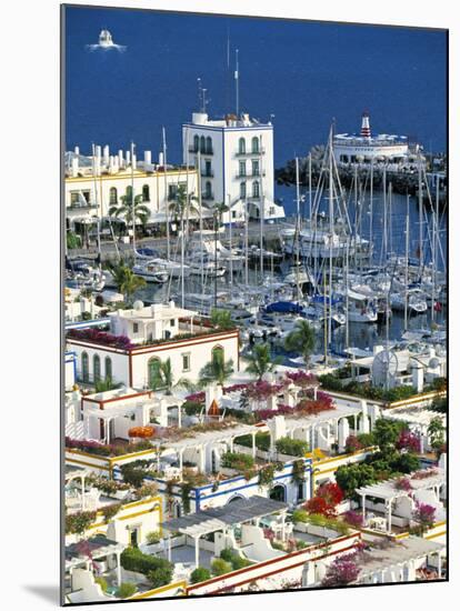 Puerto de Mogan, Gran Canaria, Canary Islands, Spain-Peter Adams-Mounted Photographic Print