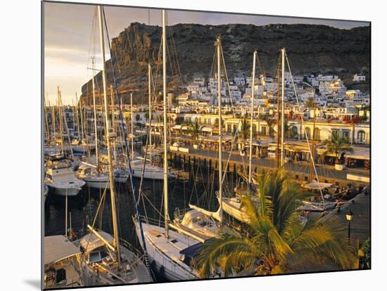 Puerto de Mogan, Gran Canaria, Canary Islands, Spain-Peter Adams-Mounted Photographic Print