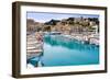 Puerto De Soller Port of Mallorca with Llaut Boats in Balearic Island-holbox-Framed Photographic Print