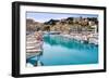 Puerto De Soller Port of Mallorca with Llaut Boats in Balearic Island-holbox-Framed Photographic Print