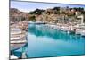 Puerto De Soller Port of Mallorca with Llaut Boats in Balearic Island-holbox-Mounted Photographic Print