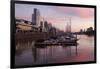 Puerto Madero at dusk, San Telmo, Buenos Aires, Argentina, South America-Stuart Black-Framed Photographic Print