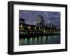 Puerto Madero, Buenos Aires, Argentina at Night-Walter Bibikow-Framed Photographic Print