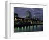 Puerto Madero, Buenos Aires, Argentina at Night-Walter Bibikow-Framed Photographic Print