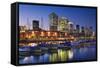 Puerto Madero District in Buenos Aires-Jon Hicks-Framed Stretched Canvas