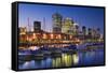 Puerto Madero District in Buenos Aires-Jon Hicks-Framed Stretched Canvas