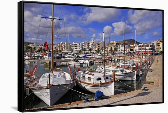 Puerto Pollenca, Majorca, Balearic Islands, Spain, Mediterranean, Europe-Hans-Peter Merten-Framed Stretched Canvas