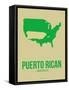 Puerto Rican America Poster 1-NaxArt-Framed Stretched Canvas