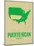 Puerto Rican America Poster 1-NaxArt-Mounted Art Print