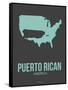 Puerto Rican America Poster 2-NaxArt-Framed Stretched Canvas