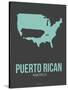 Puerto Rican America Poster 2-NaxArt-Stretched Canvas