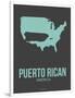 Puerto Rican America Poster 2-NaxArt-Framed Art Print