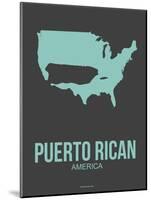 Puerto Rican America Poster 2-NaxArt-Mounted Art Print