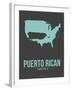 Puerto Rican America Poster 2-NaxArt-Framed Art Print