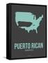 Puerto Rican America Poster 2-NaxArt-Framed Stretched Canvas