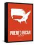 Puerto Rican America Poster 3-NaxArt-Framed Stretched Canvas