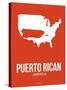 Puerto Rican America Poster 3-NaxArt-Stretched Canvas