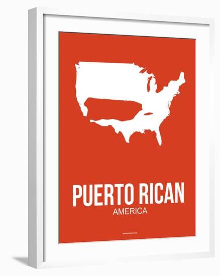 Puerto Rican America Poster 3-NaxArt-Framed Art Print