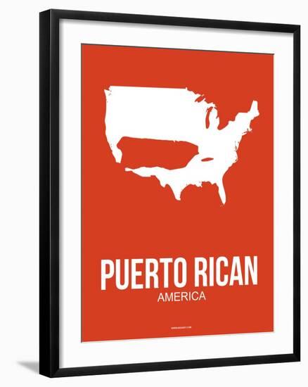 Puerto Rican America Poster 3-NaxArt-Framed Art Print