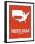 Puerto Rican America Poster 3-NaxArt-Framed Art Print